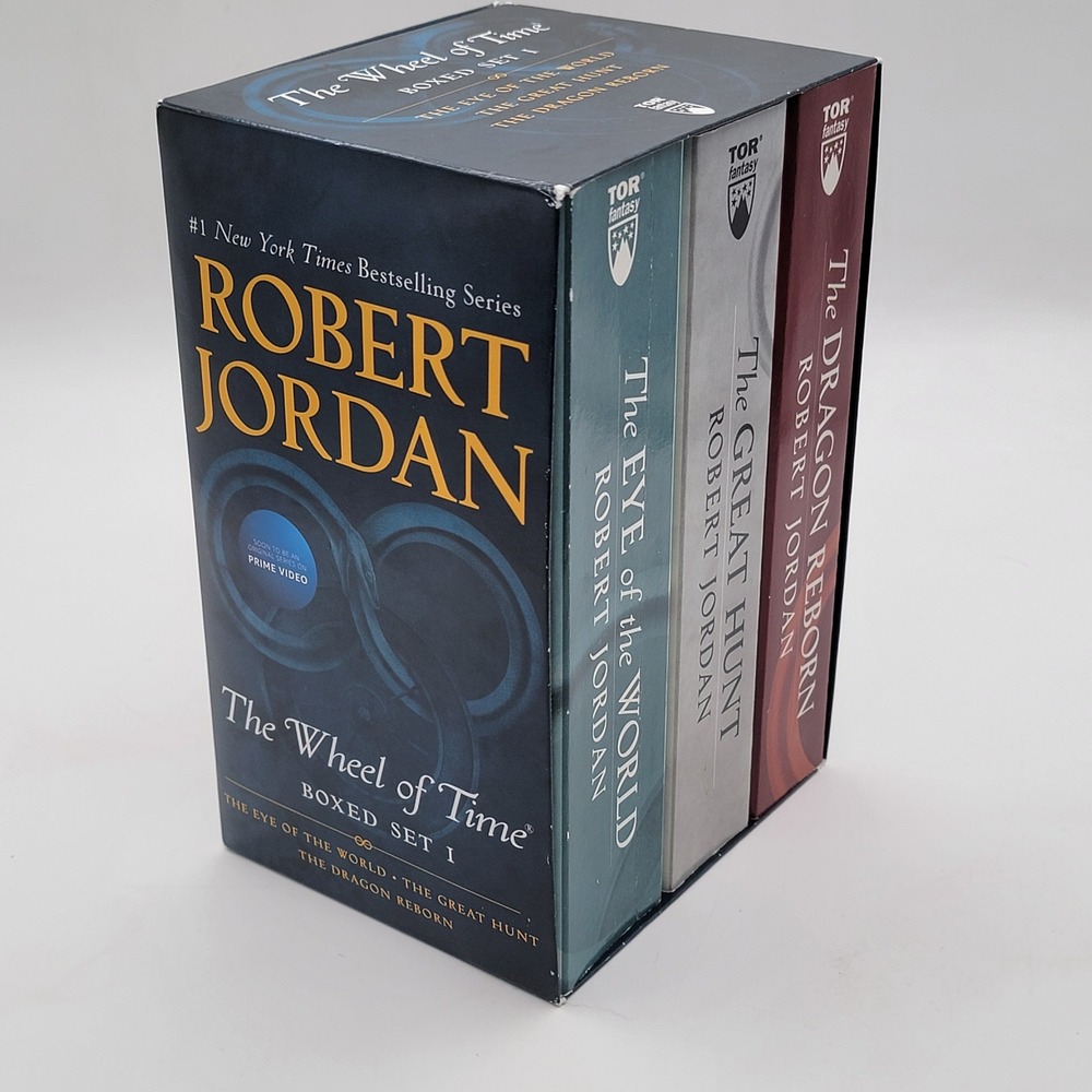 Robert Jordan The Wheel of Time Boxed Set I Paperback‎ Books 1-3 Good